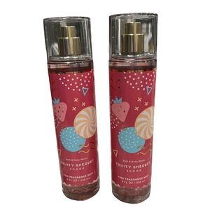 Bath & Body Works Fruity Sherbet Scoop Fragrance Mist 2 8oz. Body Spray NEW BBW‎
